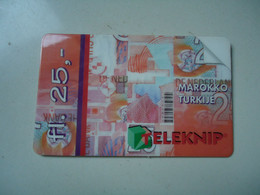 NETHERLANDS  USED PHONECARDS   PREPAID MAROKKO  TURKIE - Autres & Non Classés