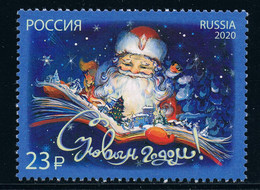 2020 Russia MERRY CHRISTMAS STAMP 1V - Ongebruikt