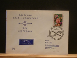 96/511  1° VOL 1978 GRAZ FRANFURT LUFTHANSA - Primi Voli