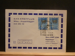 96/514  1°  VOL WIEN/KOPENHAGEN SAS  1976 - Erst- U. Sonderflugbriefe