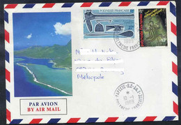 POLYNESIE - PAPEETE / 1989 LETTRE AVION POUR LA FRANCE (ref 8705) - Covers & Documents