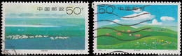 Chine 1998. ~ YT 3592+93 - Paysages De Xilinguole - Used Stamps