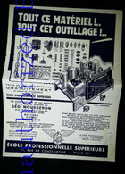 ► 1949 - Matériel Et Composants Radio EPS Ecole Professionnelle  Supérieur  (Ancienne Coupure De Presse) - Components