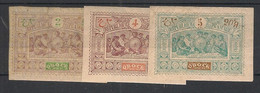 OBOCK - 1894 - N°Yv. 48 - 49 - 50 - Guerriers 2c / 4c / 5c - Neuf * / MH VF - Neufs