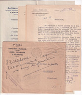 1934 - LETTRE De SERVICE De La DIRECTION Des POSTES De VAUCLUSE à AVIGNON => HOPITAL De ST DIDIER - Civil Frank Covers