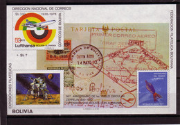 SPACE - BOLIVIA - S/S Imp. MNH - Collezioni