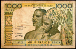 West African States,Senegal,1000 Francs 1970,P-703Ki,serie J,as Scan - Westafrikanischer Staaten