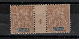 Nouvelles - Calédonie Millésime -  ( 1893)  N °40 - Unused Stamps