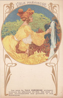 ILLUSTRATEUR Non Renseigné - Superbe Carte Publicitaire Art Nouveau Pour L'Eau De VALS - Antes 1900