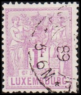1882-1889. LUXEMBURG Algorie. 1 F. Thin Spot.  (Michel 55) - JF511195 - 1882 Allegorie