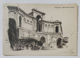 08512 Cartolina Illustrata - Cagliari - Bastione S. Remy - 1947 - Cagliari