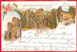 Aa7096  - Ansichtskarten VINTAGE  POSTCARD: GERMANY Deutschland -  BASTEI Gruss Aus 1898 - Bastei (sächs. Schweiz)