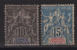 Congo - N°16 + 17 * Neufs Avec Trace De Charniere - Cote 97.50€ - Neufs