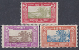 Nlle Calédonie N° 148 + 150 + 151 X Partie De Série : Les 3 Valeurs Trace De Charnière Sinon TB - Unused Stamps