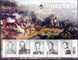 OCB Nr 4532/36 Waterloo Napoleon Napoleone Blucher Ney MNH !! - Andere & Zonder Classificatie
