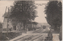 54 - CIREY SUR VEZOUZE - LA GARE AVEC TRAIN - Cirey Sur Vezouze