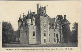 86    Saint  Julien L'ars  -  Le Chateau Facade  Sud Et Est - Saint Julien L'Ars