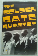 AFFICHE ORIGINALE GROUPE USA THE GOLDEN GATE QUARTET CHANTEUR GOSPEL JAZZ 1960's - Affiches & Posters