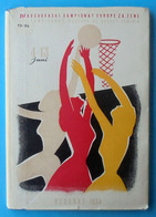 EuroBasket Women 1954 ... Yugoslavia Vintage Basketball Book - Post Programme-review * Basket-ball Pallacanestro - Libros