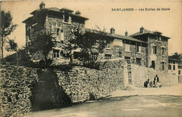 St Junien * Les écoles De Glane * école Scolaire * Cachet Militaire Au Dos - Saint Junien