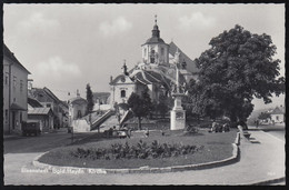 Austria - 7000 Eisenstadt - Haydn Kirche - Platz - Church - LKW - Car - VW Käfer - Eisenstadt