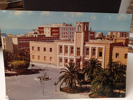 Cartolina Vibo Valentia Piazza Municipio , Palme Anni 70 - Vibo Valentia