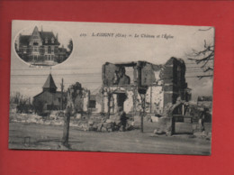 CPA  - Lassigny  -(Oise) -  Le Château Et L'église - Lassigny