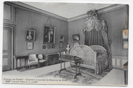 (RECTO / VERSO) COPPET EN 1913 - N° 6297 - LE CHATEAU - CHAMBRE A COUCHER DE Mme DE STAEL - BEAU TIMBRE ET CACHET - CPA - Coppet