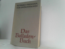 DAS BALLADENBUCH  FREIHERR VON MÜNCHHAUSEN - Poésie & Essais