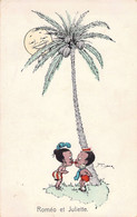 Carte Illustrateur Signée - Jack Number - Roméo Et Juliette Sous Un Cocotier - - Number, Jack