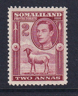 Somaliland Protectorate: 1938   KGVI (portrait To Left)    SG95     2a     MH - Somalilandia (Protectorado ...-1959)