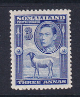 Somaliland Protectorate: 1938   KGVI (portrait To Left)    SG96     3a     MH - Somaliland (Protectorate ...-1959)