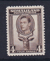 Somaliland Protectorate: 1938   KGVI (portrait To Left)    SG97     4a     MH - Somaliland (Protectorate ...-1959)