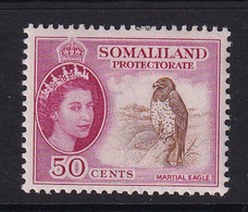 Somaliland Protectorate: 1953/58   QE II - Pictorial    SG143     50c     MH - Somaliland (Protectorate ...-1959)