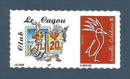 DERNIER EX. ! - NOUVELLE CALEDONIE (New Caledonia)- RARE Timbre Personnalisé - 20ème Anniv. De La Revue Le Cagou - 2018 - Unused Stamps