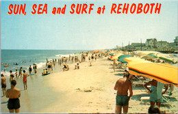 Delaware Rehoboth Beach Greetings With Beach Scene - Other & Unclassified