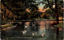Indiana South Bend Scene In Leper Park 1912 - South Bend