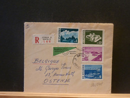 96/845  LETTRE  RECOMM.  BULGARIE 1962  POUR LA BELG. - Covers & Documents