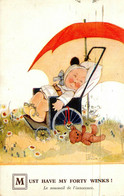 Mabel Lucie ATTWELL Attwell * CPA Illustrateur * Enfant Bébé Landau Pram Ours En Peluche Teddy Bear - Attwell, M. L.