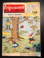 Fripounet Et Marisette BD Jeunesse N°41 14 Octobre 1965 - Fripounet