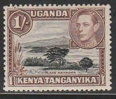 Uganda - Giorgio VI 1s. 13x12½ MNH - Ouganda (...-1962)