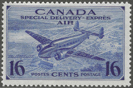Canada. 1942 Airmail. Special Delivery. War Effort.16c MNH. SG S13 - Poste Aérienne: Exprès