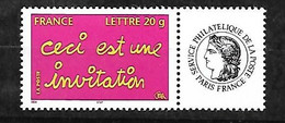 France    Timbres Personnalisés  N° 3760A  Invitation "   Cérès "      Neuf  * * TB MNH VF    Voir Scan - Neufs