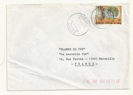 CONGO   TP N° 648 SUR LETTRE.  OBLITERATION BUREAU DE OUESSO. - Used