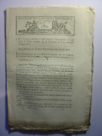 BULLETIN DES LOIS De 1802 - ANGOULEME - SERVON - AVRILLE - XERMAMENIL MONTAUT FOUSSEMAGNE JOUY EPFFIG VURIANGES IGON - Décrets & Lois