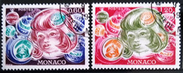 MONACO                       N° 1072/1073                  OBLITERE - Used Stamps