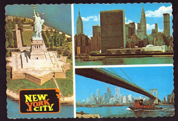 AK 016383 USA - New York City - Multi-vues, Vues Panoramiques