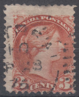 Canada 1870 Mi#28 Perf. 12, Used - Oblitérés