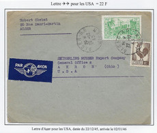 Algérie Tarifs Postaux - Lettre - Lettres & Documents