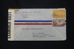 CUBA - Enveloppe Commerciale De Habana Pour La Suisse Avec Contrôle Postal - L 111638 - Covers & Documents